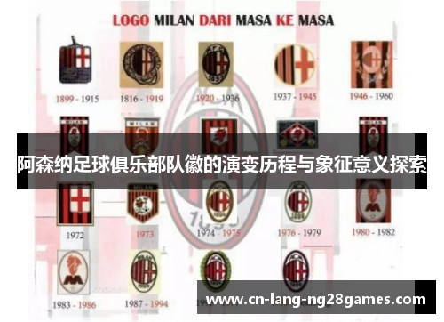 阿森纳足球俱乐部队徽的演变历程与象征意义探索